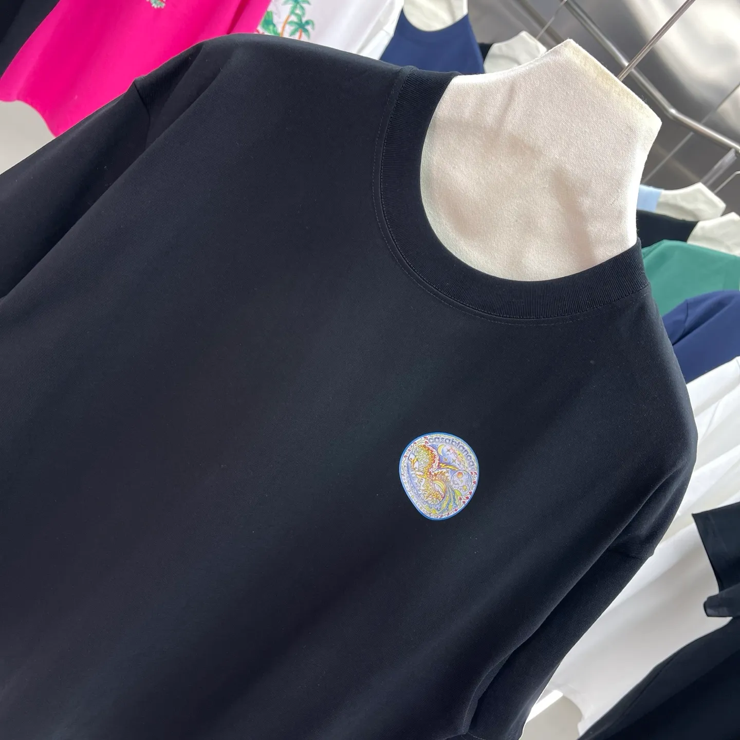 25ss New Arrival Casablanca Classic Series T ～ ， ， 。 ， Classic ， In Stock ！ ：White Black Royal Blue Size：S M L XL XXL